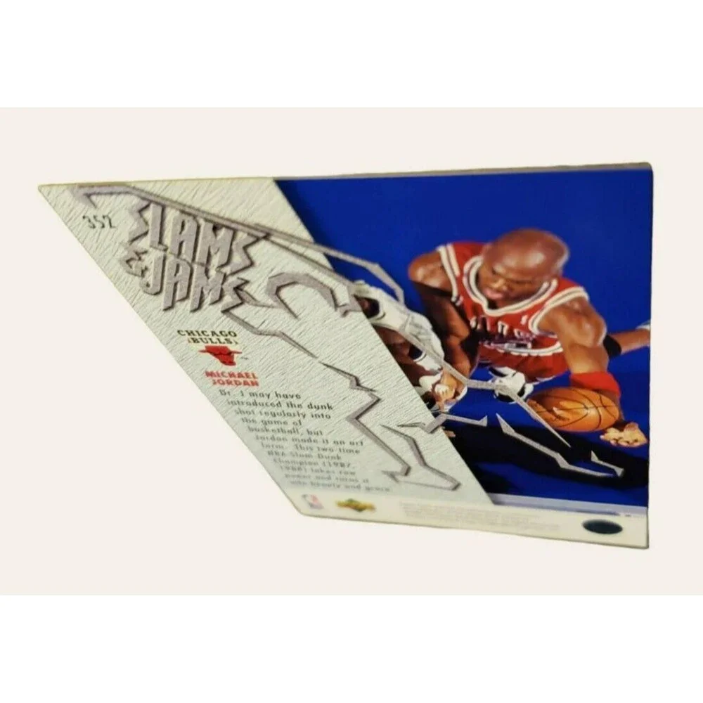 1995-96 Upper Deck MICHAEL JORDAN NBA SLAM & JAMS ACTION Card #352 CHICAGO BULLS